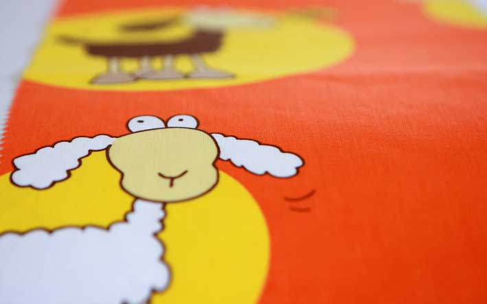 uubo posteljnina funny sheep